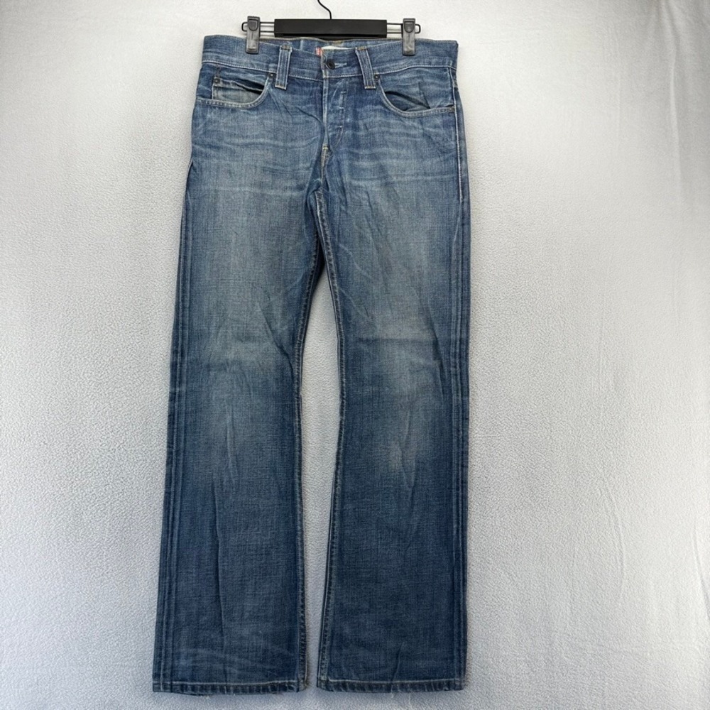 Vintage Levis Jeans Mens 31x32 Blue 512 Bootcut Denim Baggy y2k Dark Western